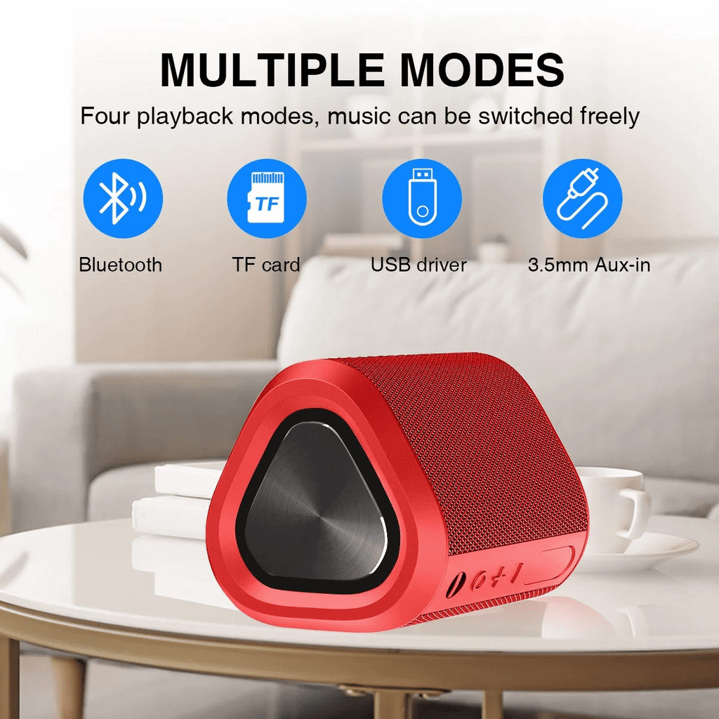 Ultimate Bluetooth Speaker - 24H Playtime, Wireless 5.0, Stereo Bass, 100 Ft Range, IPX7 Waterproof Mini Speaker