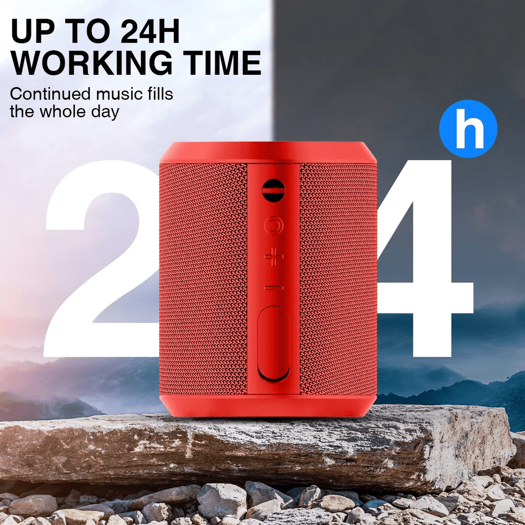 Ultimate Bluetooth Speaker - 24H Playtime, Wireless 5.0, Stereo Bass, 100 Ft Range, IPX7 Waterproof Mini Speaker
